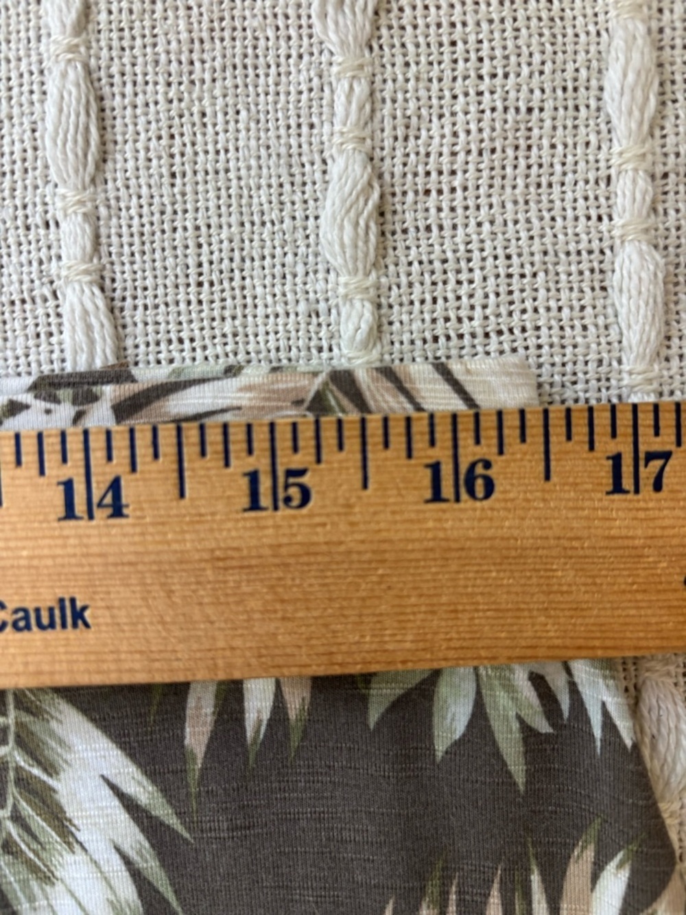 J. Jill Tropical Palm Print Maxi Skirt A-Line Stretch Brown Green M - Picture 8 of 9